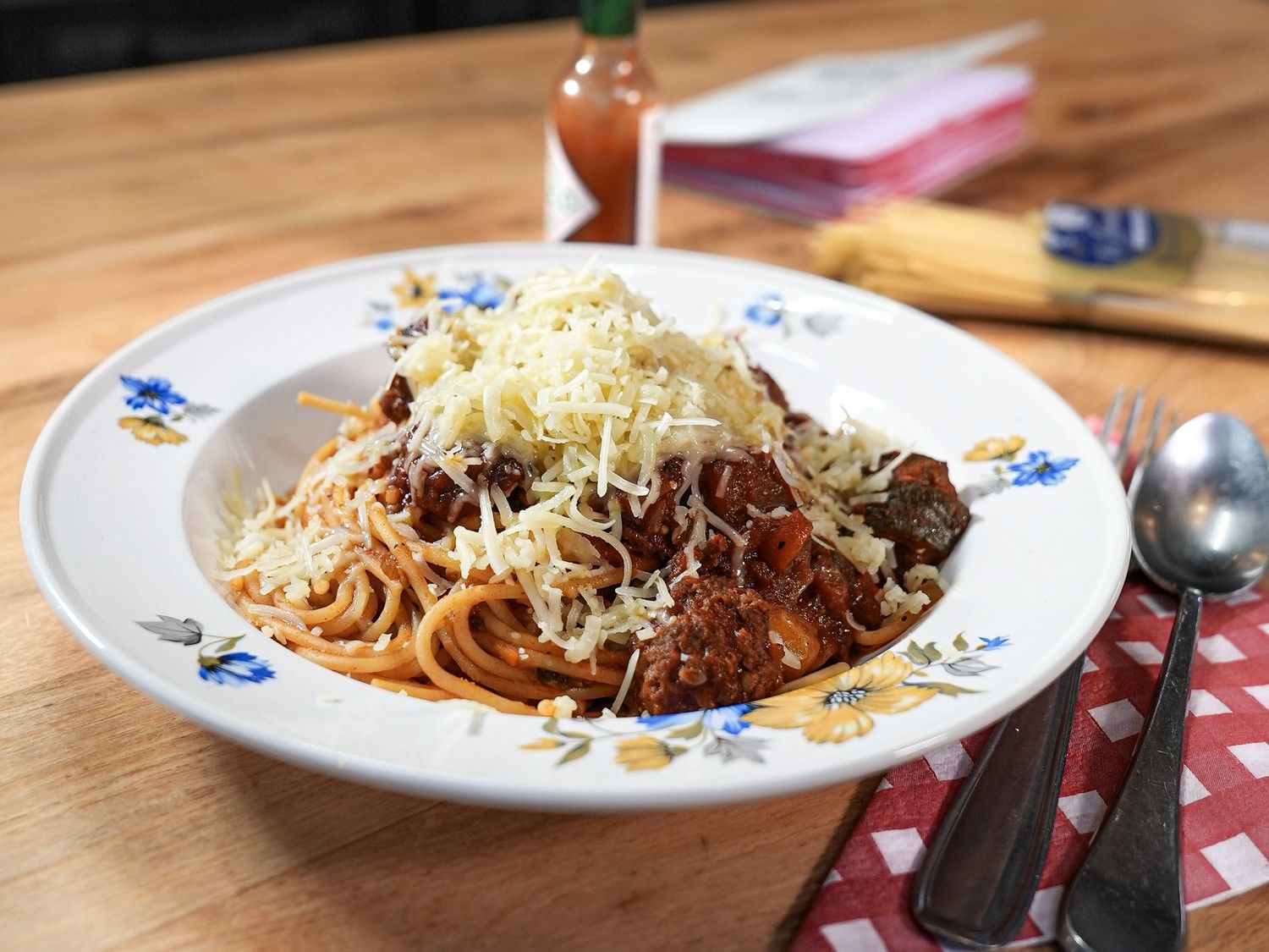 Belgische spaghetti bolognaise