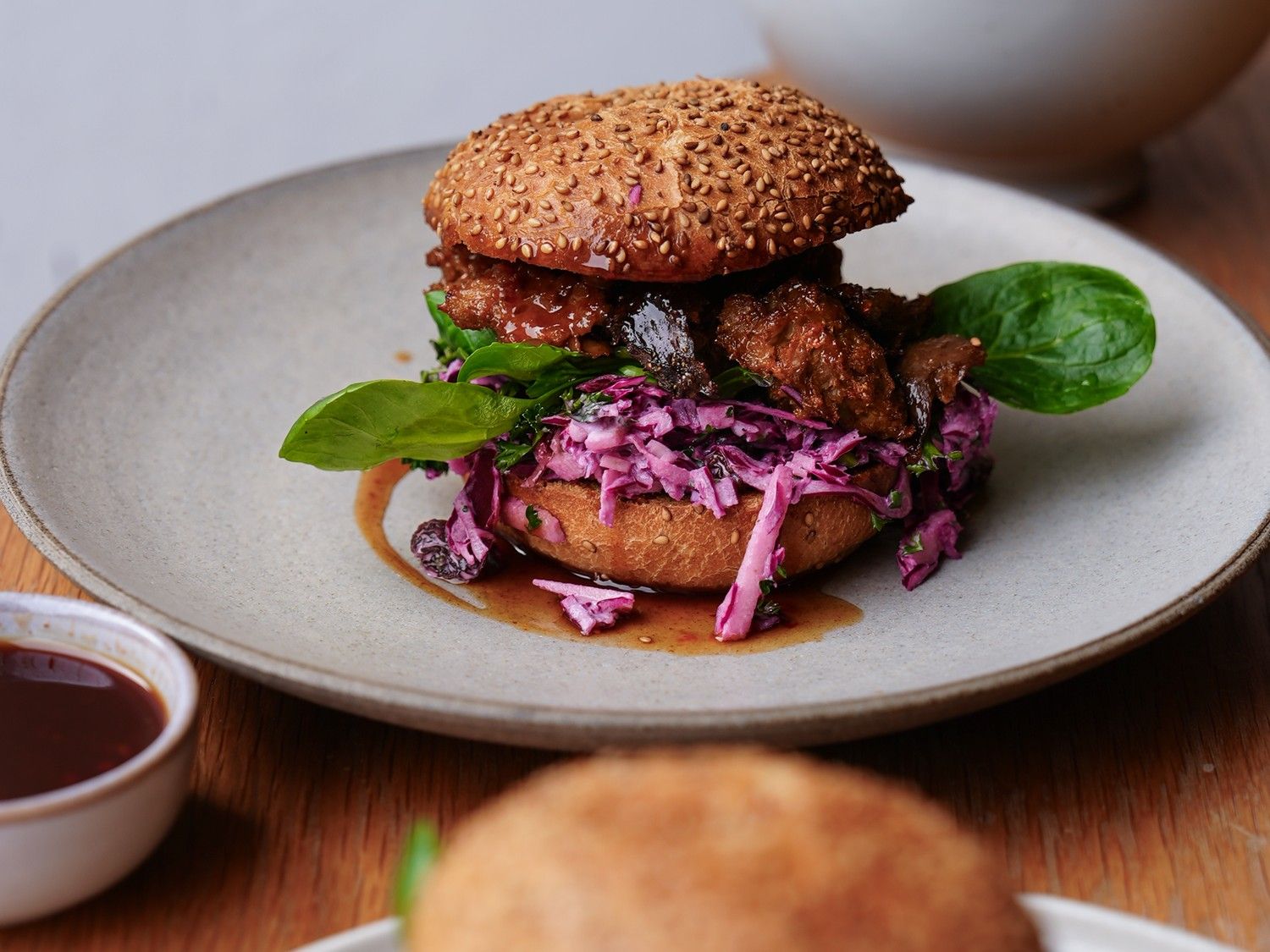 Broodje pulled seitan