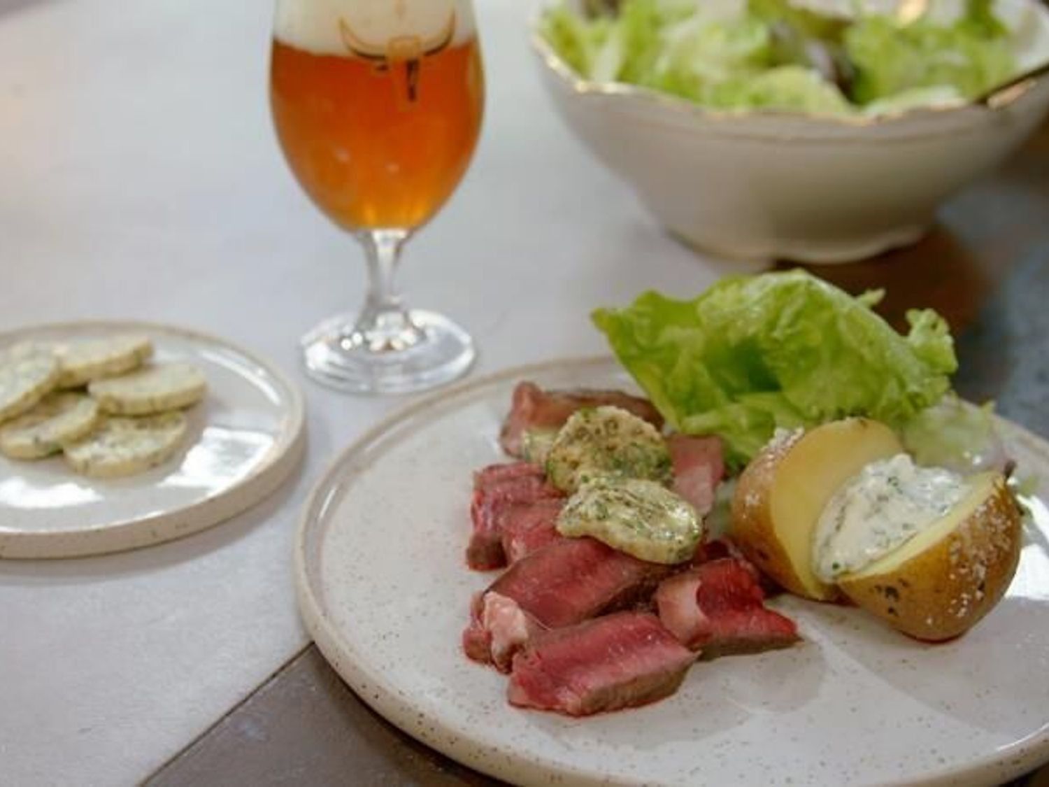 Entrecote met peperboter