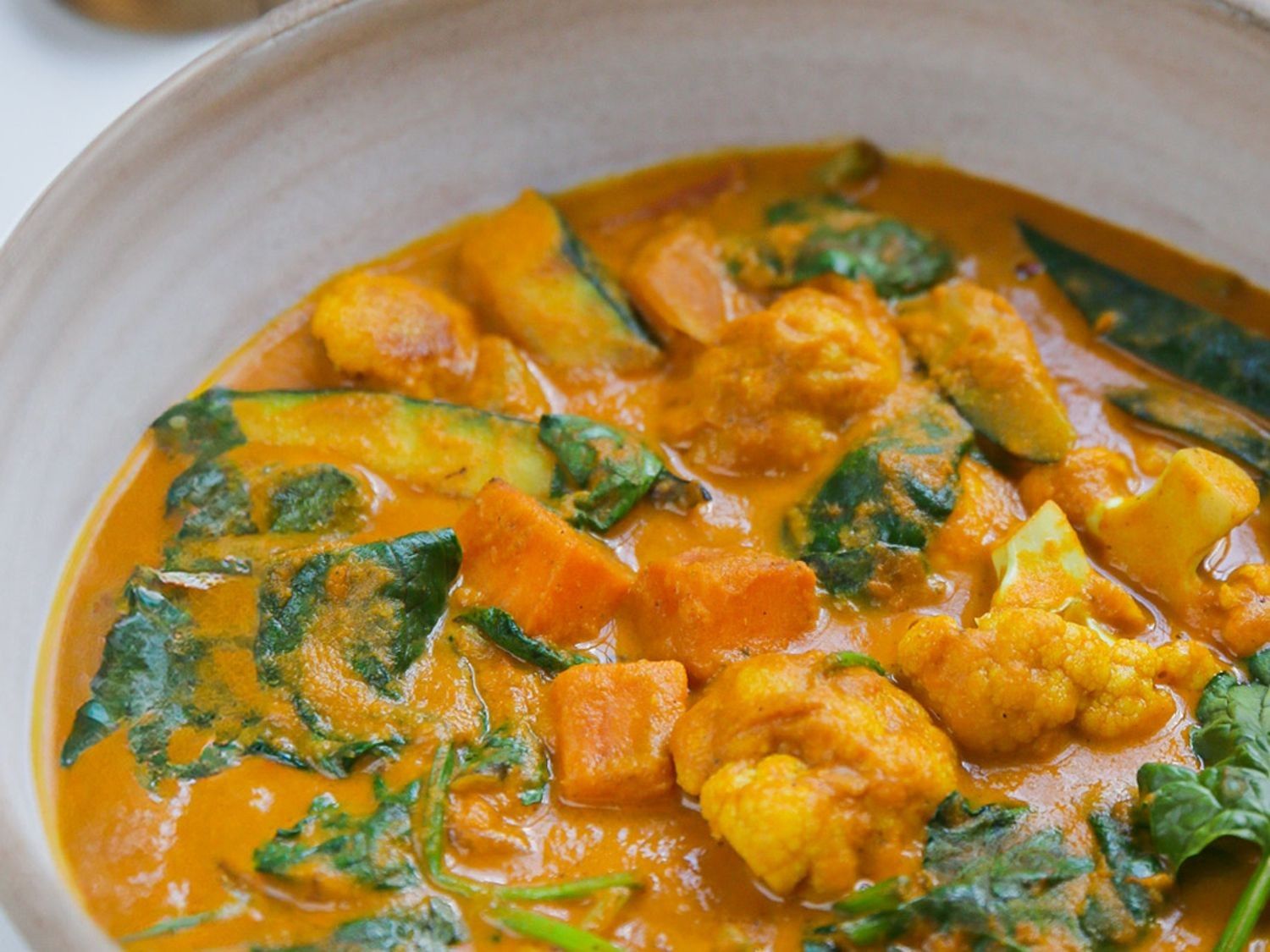 Groentecurry met naan