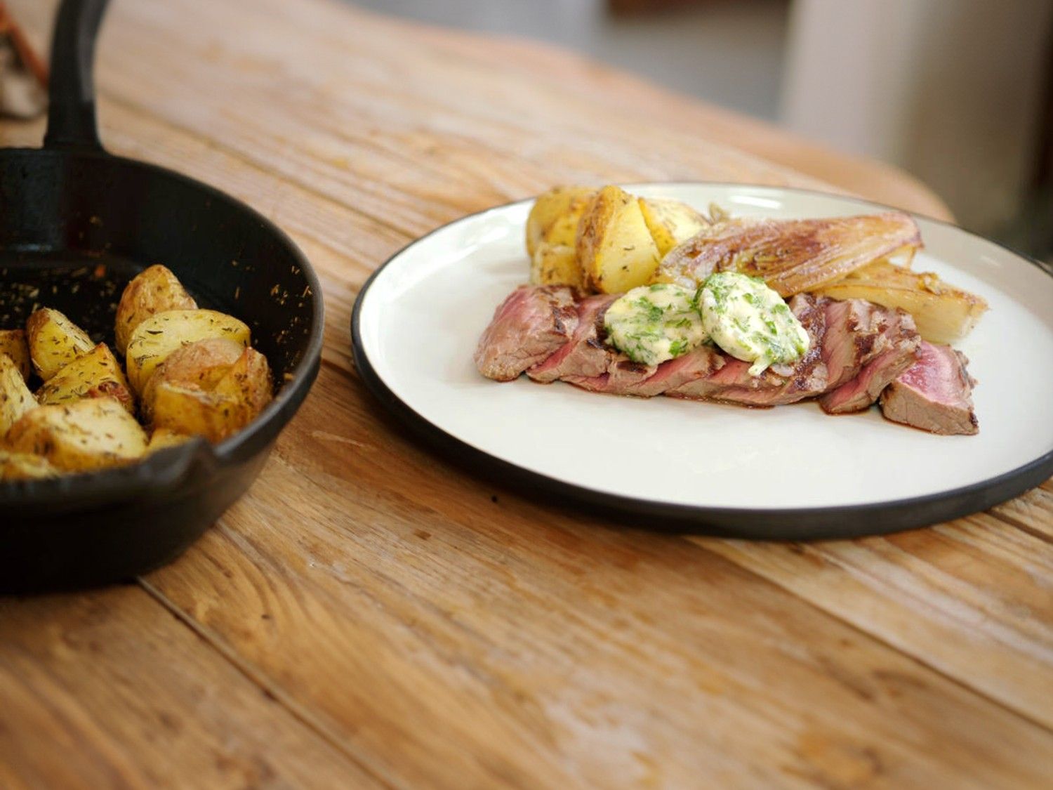 Steak met bearnaiseboter