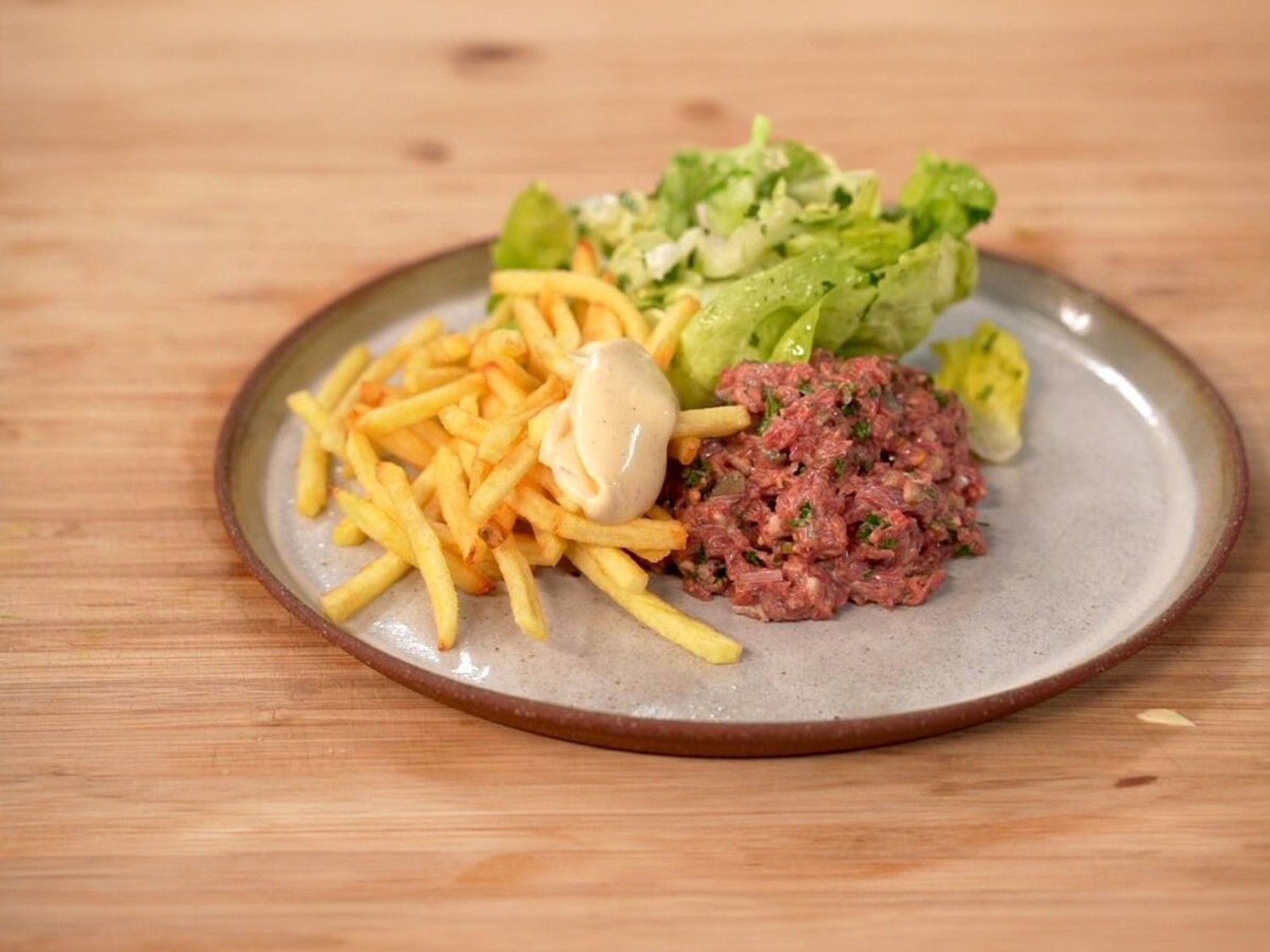 Steak tartaar met frietjes