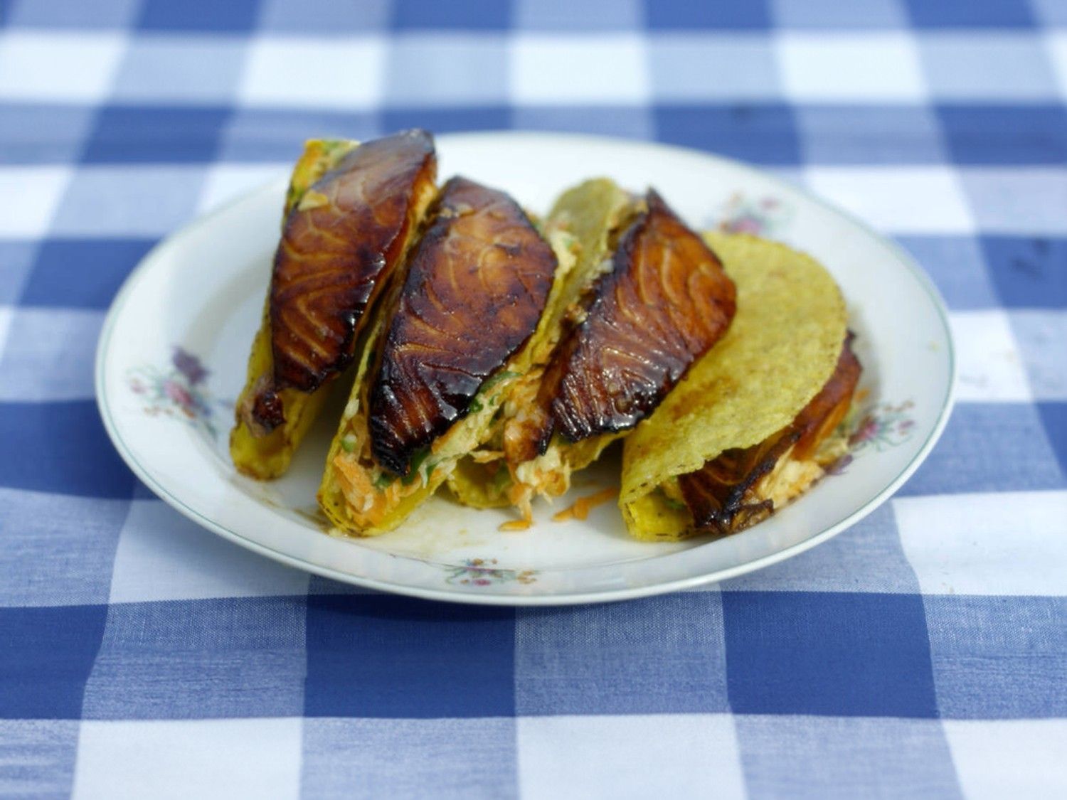 Taco's met zalm